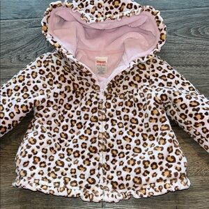 Gymboree Leopard Print fleece Jacket 12-18mo